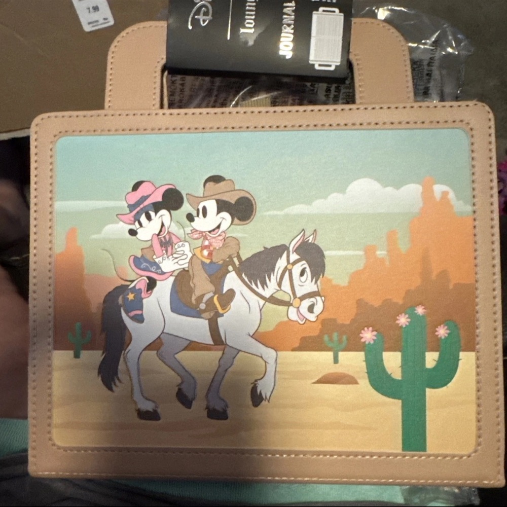 Disney Loungefly Journal with Tan Cover